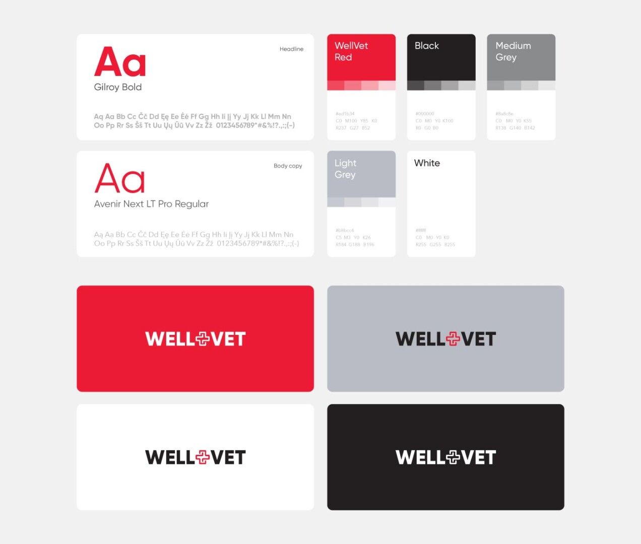 Wellvet Brand Identity Typography And Colors 1